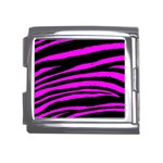 Pink Zebra Mega Link Italian Charm (18mm)