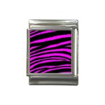 Pink Zebra Italian Charm (13mm)