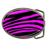 Pink Zebra Belt Buckle