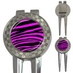 Pink Zebra 3-in-1 Golf Divot