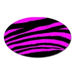 Pink Zebra Magnet (Oval)