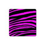 Pink Zebra Magnet (Square)