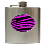 Pink Zebra Hip Flask (6 oz)