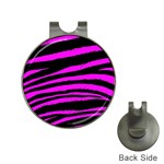 Pink Zebra Golf Ball Marker Hat Clip