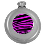 Pink Zebra Hip Flask (5 oz)