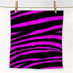 Pink Zebra Face Towel