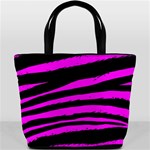 Pink Zebra Bucket Bag