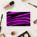 Pink Zebra Cosmetic Bag (Small)