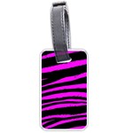 Pink Zebra Luggage Tag (one side)