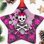 Princess Skull Heart Ornament (Star)