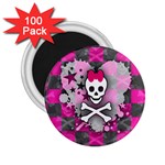 Princess Skull Heart 2.25  Magnet (100 pack) 