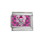 Princess Skull Heart Italian Charm (9mm)