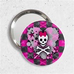 Princess Skull Heart 2.25  Handbag Mirror