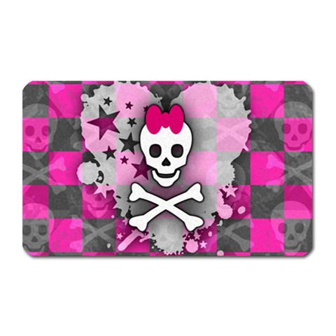 Princess Skull Heart Magnet (Rectangular) from ArtsNow.com Front
