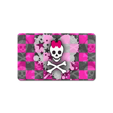 Princess Skull Heart Magnet (Name Card) from ArtsNow.com Front