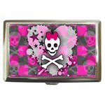 Princess Skull Heart Cigarette Money Case