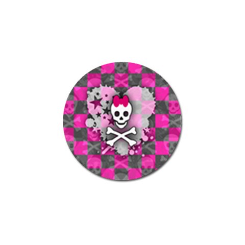 Princess Skull Heart Golf Ball Marker (10 pack) from ArtsNow.com Front