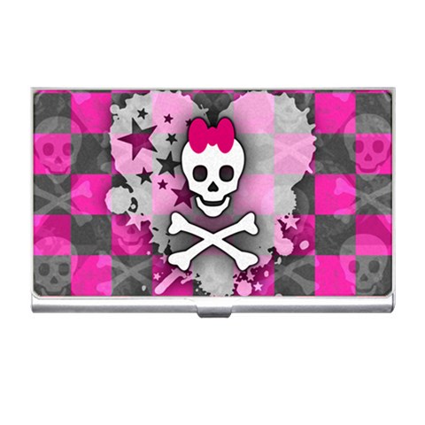 Princess Skull Heart Business Card Holder from ArtsNow.com Front