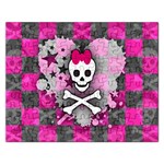 Princess Skull Heart Jigsaw Puzzle (Rectangular)