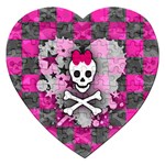 Princess Skull Heart Jigsaw Puzzle (Heart)