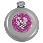 Princess Skull Heart Hip Flask (5 oz)