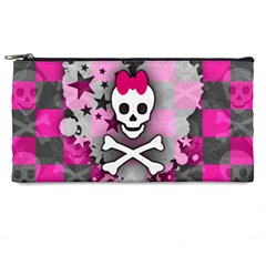 Princess Skull Heart Pencil Case from ArtsNow.com Front