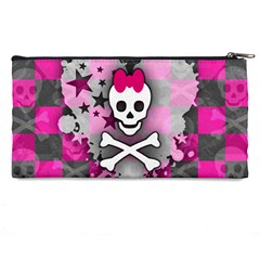 Princess Skull Heart Pencil Case from ArtsNow.com Back