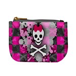 Princess Skull Heart Mini Coin Purse