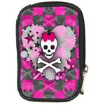 Princess Skull Heart Compact Camera Leather Case