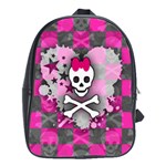 Princess Skull Heart School Bag (Large)