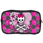 Princess Skull Heart Toiletries Bag (Two Sides)