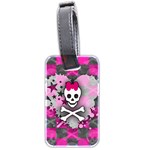 Princess Skull Heart Luggage Tag (two sides)