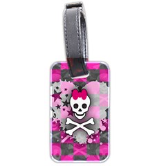 Princess Skull Heart Luggage Tag (two sides) from ArtsNow.com Back