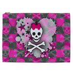 Princess Skull Heart Cosmetic Bag (XXL)