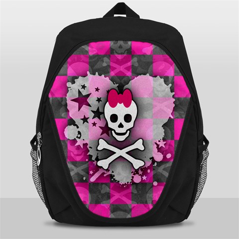 Princess Skull Heart Backpack Bag from ArtsNow.com Front