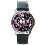 Punk Princess Round Metal Watch