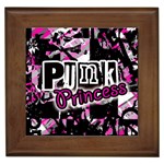 Punk Princess Framed Tile