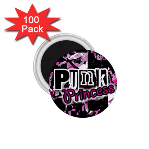 Punk Princess 1.75  Magnet (100 pack)  from ArtsNow.com Front