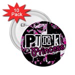 Punk Princess 2.25  Button (10 pack)