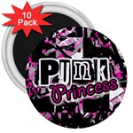 Punk Princess 3  Magnet (10 pack)