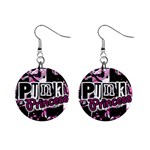 Punk Princess 1  Button Earrings