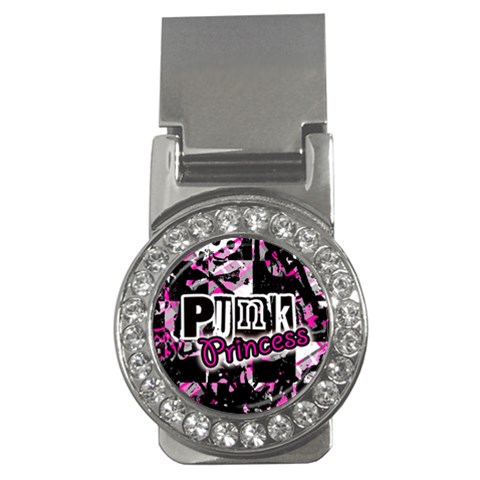 Punk Princess Money Clip (CZ) from ArtsNow.com Front