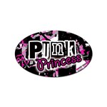 Punk Princess Sticker Oval (10 pack)