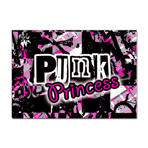 Punk Princess Sticker A4 (100 pack) from ArtsNow.com Front
