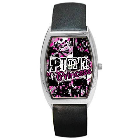 Punk Princess Barrel Style Metal Watch from ArtsNow.com Front