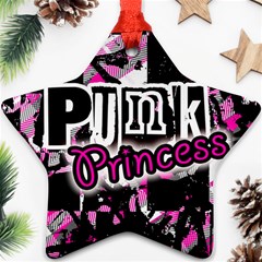 Punk Princess Star Ornament (Two Sides) from ArtsNow.com Front