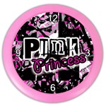 Punk Princess Color Wall Clock