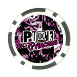 Punk Princess Poker Chip Card Guard