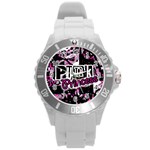 Punk Princess Round Plastic Sport Watch Large