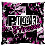 Punk Princess Large Cushion Case (Two Sides)